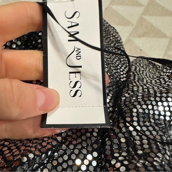 Sam & Jess
Women's Metallic Pull-On Straight-Leg Pants silver - Picture 5 of 5